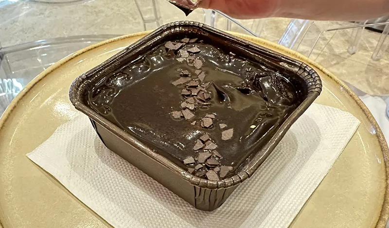 sobremesa de chocolate albanesa, Saranda, Albânia sobremesa albanesa, Saranda, Albânia