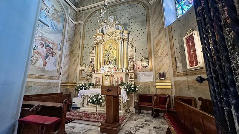 A capela de Nossa Senhora do Perpétuo Socorro, em Wadowice, Polônia A capela de Nossa Senhora do Perpétuo Socorro, em Wadowice, Polônia