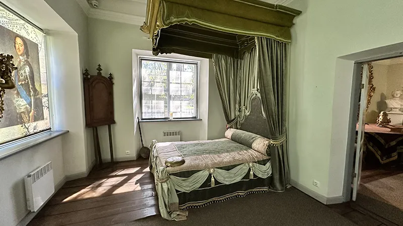 Quarto da Casa de Pedro, o Grande, no Parque Kadriorg