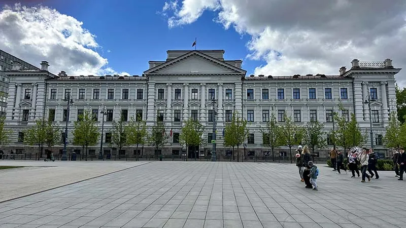 Museu das Ocupações e lutas pela liberdade, em Vilnius, Lituânia Museu das Ocupações e lutas pela liberdade